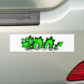 ドラゴンのファンタジー48 バンパーステッカー (車上)