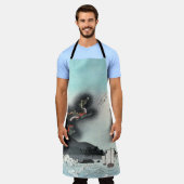 ドラゴンのフューリー海の戦い – 日本山富士 エプロン (着用した状態)