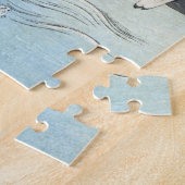 ドラゴンのフューリー海の戦い – 日本山富士 ジグソーパズル (側面)