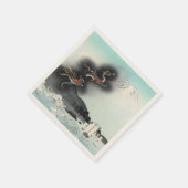 ドラゴンのフューリー海の戦い – 日本山富士 スタンダードカクテルナプキン (角)