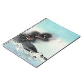 ドラゴンのフューリー海の戦い – 日本山富士 ノートブック (左側)