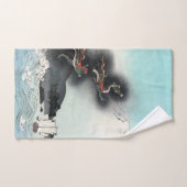 ドラゴンのフューリー海の戦い – 日本山富士 ハンドタオル (ハンドタオル)