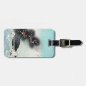 ドラゴンのフューリー海の戦い – 日本山富士 ラゲッジタグ (正面横)