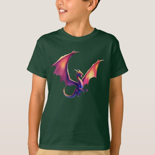 ドラゴンのフライトTシャツ Tシャツ (正面)