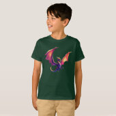 ドラゴンのフライトTシャツ Tシャツ (正面フル)