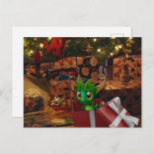 ドラゴンのベビー シーズンポストカード (正面/裏面)