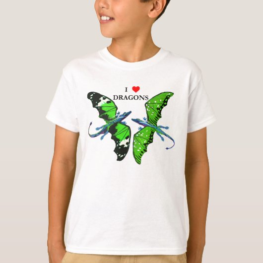 ドラゴンのペア Tシャツ (正面)