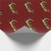 ドラゴンのボート競争 ラッピングペーパー (角)