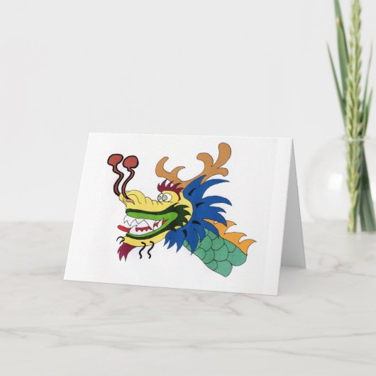 ドラゴンのボート カード (正面)