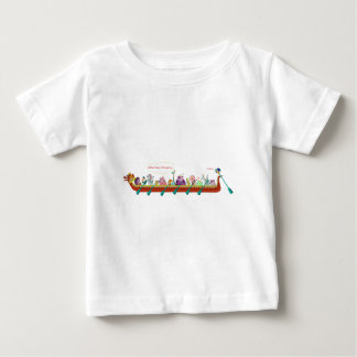 ドラゴンのボート-火のドラゴン ベビーTシャツ