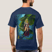 ドラゴンのボーリングのロゴ4のコピー、ドラゴンのボーリングのロゴ… Tシャツ (裏面)