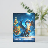 ドラゴンのメリークリスマス シーズンポストカード (スタンド正面)
