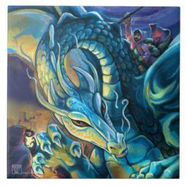 ドラゴンのライダーおよび魔術師 タイル