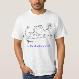 ドラゴンのワイシャツを食べ物を与えて下さい Tシャツ