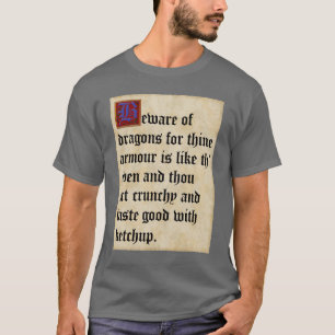 ドラゴンのワイシャツ Tシャツ