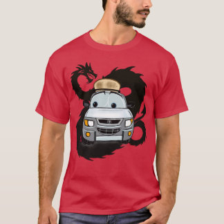 ドラゴンの上のトースター Tシャツ