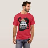 ドラゴンの上のトースター Tシャツ (正面フル)