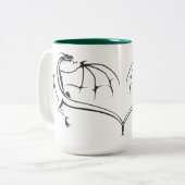 ドラゴンの世界 ツートーンマグカップ (正面左)