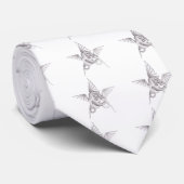 ドラゴンの五芒星 ネクタイ (ロール)