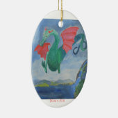 ドラゴンの休日のオーナメント セラミックオーナメント (右)