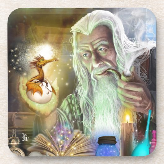 ドラゴンの作り方 コースター (正面)