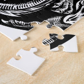 ドラゴンの入れ墨のデザイン ジグソーパズル (側面)