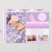 ドラゴンの写真の誕生の発表 案内状 (正面/裏面)