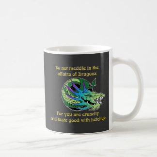 ドラゴンの出来事で干渉しないで下さい コーヒーマグカップ