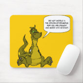 ドラゴンの出来事で干渉しないで下さい マウスパッド (マウス)