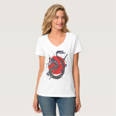 ドラゴンの反抗: 壮麗な中国の美術作品 Tシャツ (正面フル)