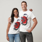 ドラゴンの反抗: 壮麗な中国の美術 Tシャツ (ユニセックス)