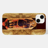 ドラゴンの古い羊飼いとの聖ミカエル大天使 Case-Mate iPhoneケース (裏面 (横))