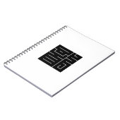 ドラゴンの四角キャラクター ノートブック (左側)