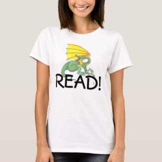 ドラゴンの女性にTシャツを読む理由 Tシャツ