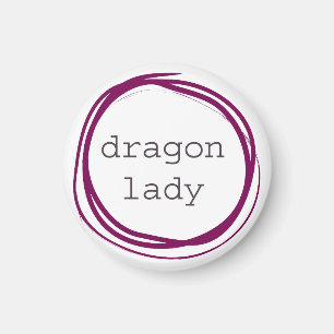 ドラゴンの女性 マグネット