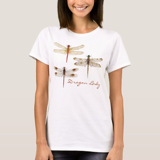 ドラゴンの女性 Tシャツ (正面)