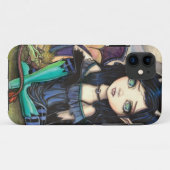 ドラゴンの子供 クージュ大目玉の妖精とドラゴン Case-Mate iPhoneケース (裏面(横))