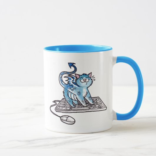 ドラゴンの子猫 マグカップ (右)