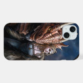 ドラゴンの守護者 iPhoneケース (裏面横)