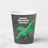ドラゴンの宝探し 紙コップ (正面)