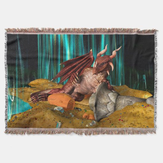 ドラゴンの宝 スローブランケット (正面)