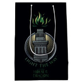 ドラゴンの家 |ハイタワーシギル ミディアムペーパーバッグ (裏面)