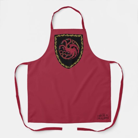 ドラゴンの家 |ハウスTargaryen Crest エプロン (正面)