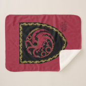ドラゴンの家 |ハウスTargaryen Crest シェルパブランケット (正面(横))