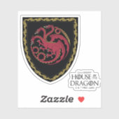 ドラゴンの家 |ハウスTargaryen Crest シール (シート)