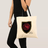 ドラゴンの家 |ハウスTargaryen Crest トートバッグ (正面(商品))