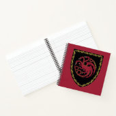 ドラゴンの家 |ハウスTargaryen Crest ノートブック (内部)