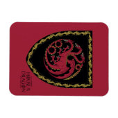 ドラゴンの家 |ハウスTargaryen Crest マグネット (横)