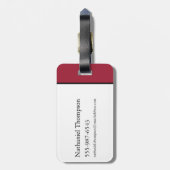 ドラゴンの家 |ハウスTargaryen Crest ラゲッジタグ (裏面縦)