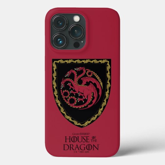 ドラゴンの家 |ハウスTargaryen Crest Case-Mate iPhoneケース (裏面)